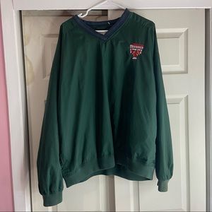 vintage XL forest green windbreaker “trenton thunder”